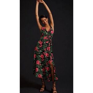 MAEVE Floral Midi Dress